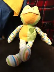 BABY GANZ PLUSH FROG TOY FOR SMALL HANDS TO CLING TO NWT