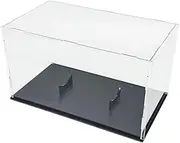 Acrylic Football Display Case Football Showcase Football Storage Box for Art Craft , without grass