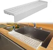 Silicone Sink Edge Protector, Sink Protectors for Kitchen Sink Splash Guard Stainless Steel, Granite, Quartz Countertop Protector for Kitchen and Bathtub Sink