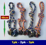 Dog Tug Rope Toys Pet Toy Large Training Interactive Knotted BUY MORE SAVE MORE