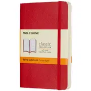 Moleskine Soft Cover Notebook Ruled Pocket Scarlet Red