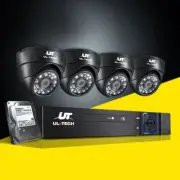 Outdoor CCTV Camera Security System Motion Detection Night Vision 2TB Hard Drive