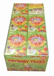 Cry Baby Tears Extra Sour Candy, Five Flavors, 1.9-ounce Boxes (Pack of 24)