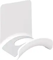 Adhesive Headset Hanger - Wall Mounted Earphones Hook, Gaming Headphones | Easy Install Audio Gear Support Holder for Desk, Bedroom, Offices, Dorm Setup, Strong Grip Stand, Daily Organization