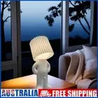 # Little Shy Man Lamp Funny Nightstand Lamp with Lampshade Plug In for Home Deco