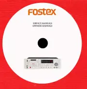 Operation and service manuals for Fostex on 1 DVD in pdf format