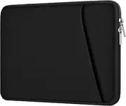 Laptop Sleeve, Durable Briefcase Shockproof Protective Case, Handbags Portable Laptop Bag for 15.6 inch HP Dell Asus Lenovo Notebook Computer with Front Pocket, Black