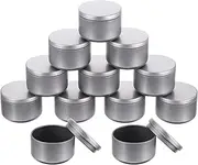 KALLORY DIY Candle Making Kit Metal Craft Candle Jar Small Candle Containers for Arts Crafts Projects