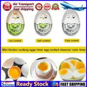 LF# Color Changing Boiled Egg Timer Kitchen Cooking Yummy Alarm Tool (Green)