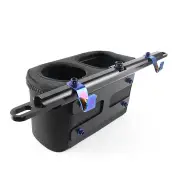NNEOBA Motorcycle Handlebar Drinking Water Bottle Holder with Storage Bag for Yamaha NMAX XMAX TMAX 300 250 155