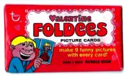 TOPPS VINTAGE 197O VALENTINE FOLDEES TOPPS WAX PACK FACTORY SEALED