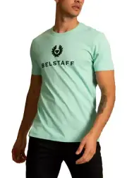 Belstaff Signature T-Shirt Retro Cotton Phoenix Logo Tee Regular SHIRT S