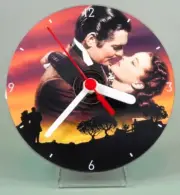 Gone With the Wind Movie Poster Handcrafted CD Clock