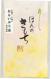Nippon Clinos Ka-M02-5P Omoi Bags, Hand Strainer, Handcrafted, Toriyama Washi Paper, Pochi Shape, Marble Fabric, Slightly Kimochi Pattern, 5 Pack