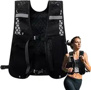 Running Vest Reflective, Hydration Phone Holder, Chest Pack Bag, Lightweight Fanny Design, 500ml Bottle Pocket, Perfect for Outdoor Jogging, Trail Running and Fitness Workouts