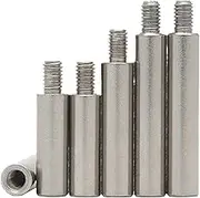 5pcs M3 M4 mm Thread Length 304 Stainless Steel Hex Standoff Male to Female Standoff Spacer Screw(M3x 15 (6mm Thread))