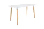 Matt Blatt Cleveland Dining Table (White Top Rectangle)