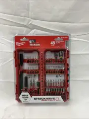 Milwaukee 48-32-4023 SHOCKWAVE Impact Duty Steel Driver Bit Set (45-Piece)