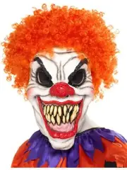 Circus Scary Clown Mask Foam Rubber Halloween Scary Fancy Dress Accessory