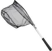 Folding Fish Landing Net Collapsible Triangular Fly Fishing Net Fish Catching or Releasing