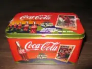 Coca Cola Coke Around the World Tin Metal Cards