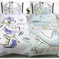 在飛比找蝦皮購物優惠-日本代購 迪士尼 愛麗絲夢遊仙境 黛西 妙妙貓 寢具 單人床