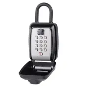Key -Spacious Resettable 12-Digit Combination Keypad Lock Box, Key Wall3978