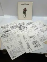 1980 Mars Attacks Portfolio of Roughs- Wally Wood- 36 Prints- Ltd Ed 1200