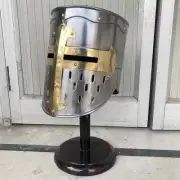 Medieval Templar Crusader Knight Armor Helmet Greek Roman Spartan Armour