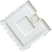 Cabilock Japanese Import Coffee Filter Storage Box Refrigerator Adhesive Filter Rack Elegant Fan-Shaped Dustproof Case
