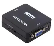 MINI VGA To HDMI Converter 1080P HD VGA2HDMI Adapter For TV PC