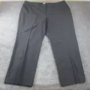 Anne Klein Pants/Trousers 24W W47 L31 Stretch Office/Work Career Wear Grey New