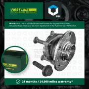 Wheel Bearing Kit fits AUDI S3 8V 2.0 Front 2012 on Firstline 5Q0407621A Quality