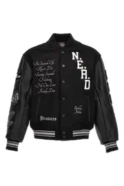 PLEASURES 'Nerd Varsity' Bomber Jacket