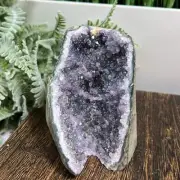 Amethyst Geode Cluster Cave Healing Natural Crystal 432g