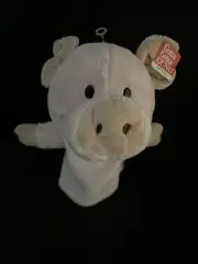 (NEW) 12" GUND Hamlet Pink Pig Hand Puppet #4050578 Plush B-25