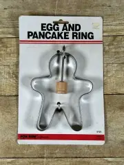 Vtg Fox Run Craftsmen 5" Gingerbread Man Egg and Pancake Ring