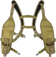 KUNN Universal Single Side Radio Shoulder Harness Holster,Two Way Walkie Talkie Holder for Motorola,Baofeng