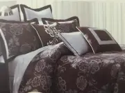Charisma Preston Queen Bedskirt Bed Skirt $165 NIP
