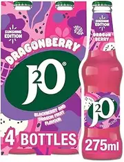J2O Blackberry & Dragonfruit 275ml Bottle (Pack of 4)