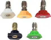 Pressure Washer with Dual Turbo Nozzle, 2 in 1 Power Washer Nozzle | Power Washer Nozzle Tip | Car Wash Gasket, Dual Head Dual Nozzle Adapter