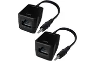 3.5mm AUX Stereo Cat6 Cat5e Extender Audio Over Ethernet RJ45 Cable up to 75m