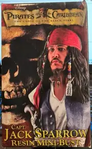 NECA/ Jack Sparrow Resin Bust Pirates Of The Caribbean Limited Edition 1135:2500