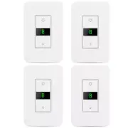 4 Pack Smart Dimmer Light Switch Works With Alexa Google Home Neutral Wire Needs