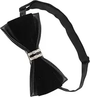 [Holibanna] Gentleman's Charm Bow Tie Pre Tied Rhinestone Ties Men's Bowties for Suits Banquets Weddings Performances