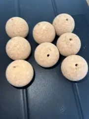 8 Cork Balls For Outrigger Rigging. Game Fishing. Marlin. Tuna.