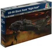 Italeri 1:72 Scale UH-60/MH-60 Black Hawk Night Raid Australian Decals Plastic Model Kit