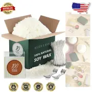 10 lb Premium Soy Wax & Complete Candle Making Essentials - Perfect Gift Kit
