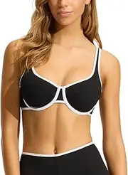 [Seafolly] Women's Dd Underwire Cup Bikini Top Swimsuit