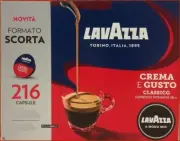 216 coffee LAVAZZA A MODO MIO espresso pod CREMA GUSTO CLASSICO RICCO (4b.x54c.)